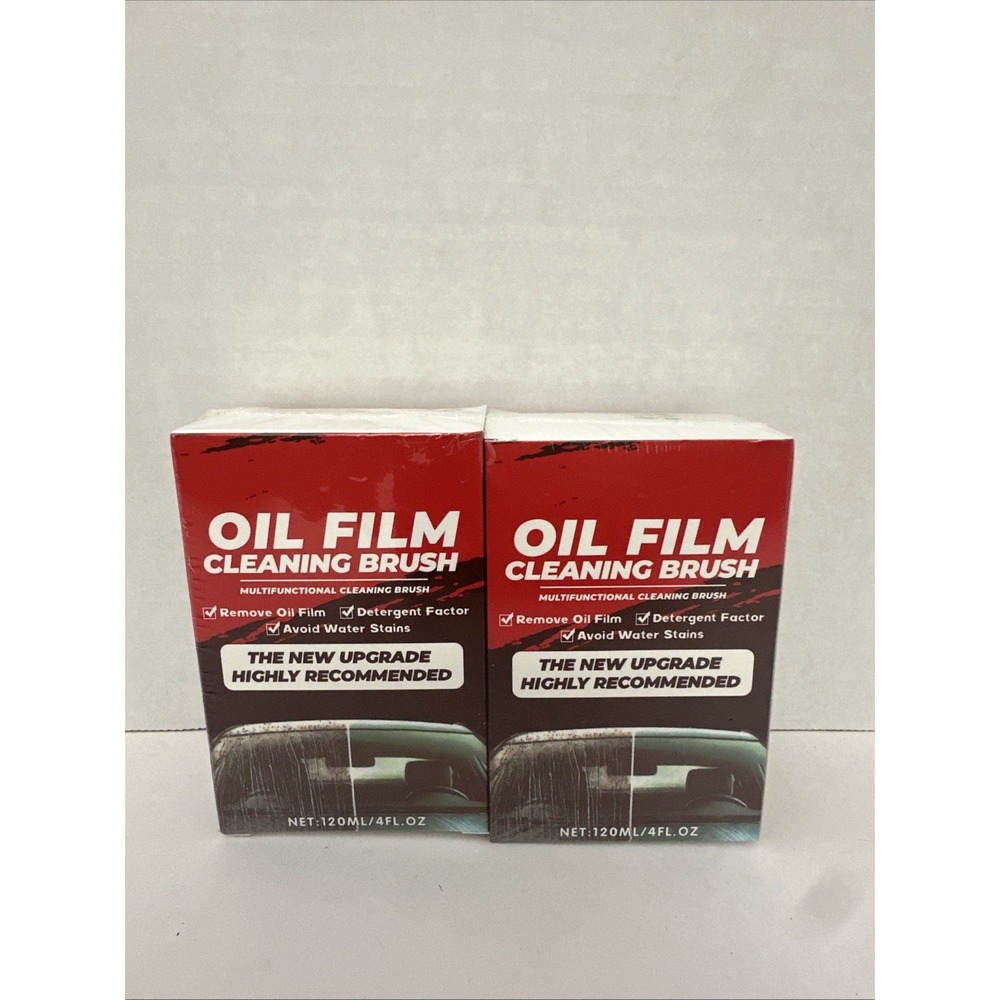 2Pack Automotive Oil Film Cleaning Brush - New Glass Coating for Windshield